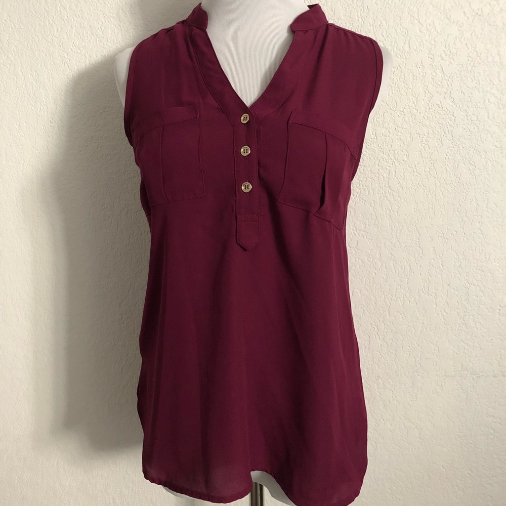 Plum blouse